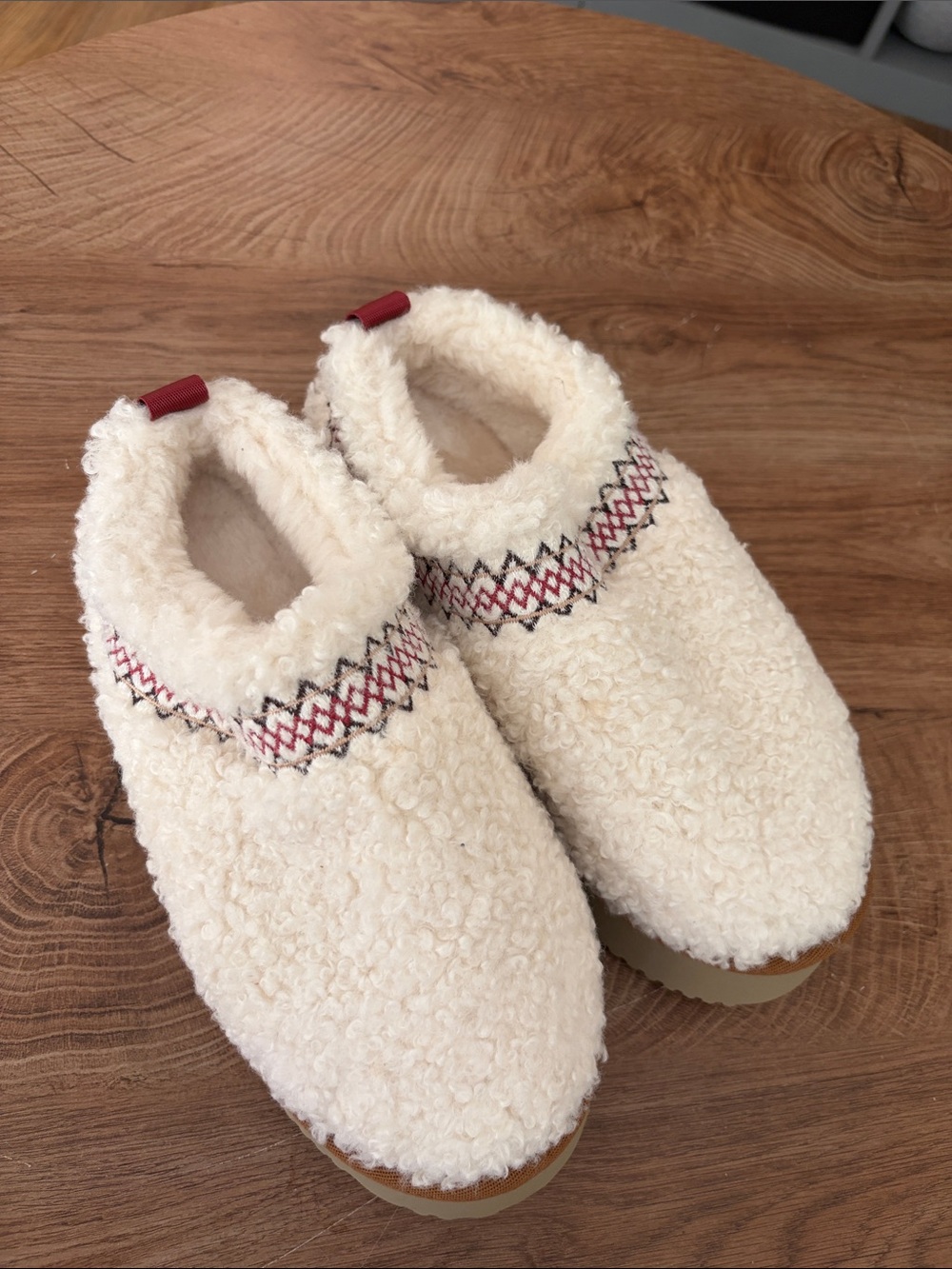 Cozy Cream Sherpa Slip-On Women's Shoes